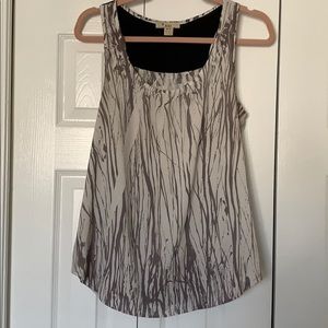 Sleeveless flowing, blouse